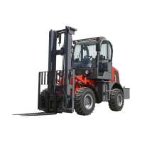 3.0 Ton EOUGEM rough terrain forklift with 58kw engine for sale